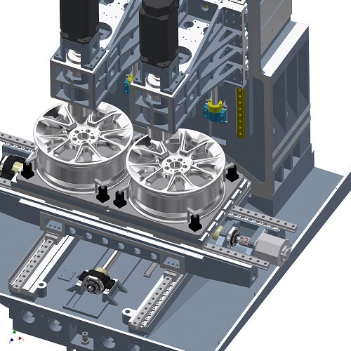 雙休心T輪轂專用機(jī)的加工效果如何？